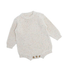 Infant Romper Knitted Outfit Convenient Snap-90cm for 18 to 24M