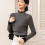 Upgrades Practical Warm Sweater Multifunction-blue gray L 7