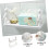 2pcs Wall Mounted Storage Shelf Bathroom Organizer Rack with Hooks, SpaceSaving Modern Design, White and Gray 4