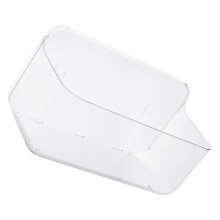 Wall Mounted Bathroom Shelf Acrylic Storage Organizer with Strong Adhesive, Clear SpaceSaving Design and Drain Holes for Bathroom and Kitchen
