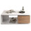 Coffee table with 360°Rotating drawer 1