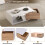 Coffee table with 360°Rotating drawer 20