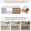 Coffee table with 360°Rotating drawer 19