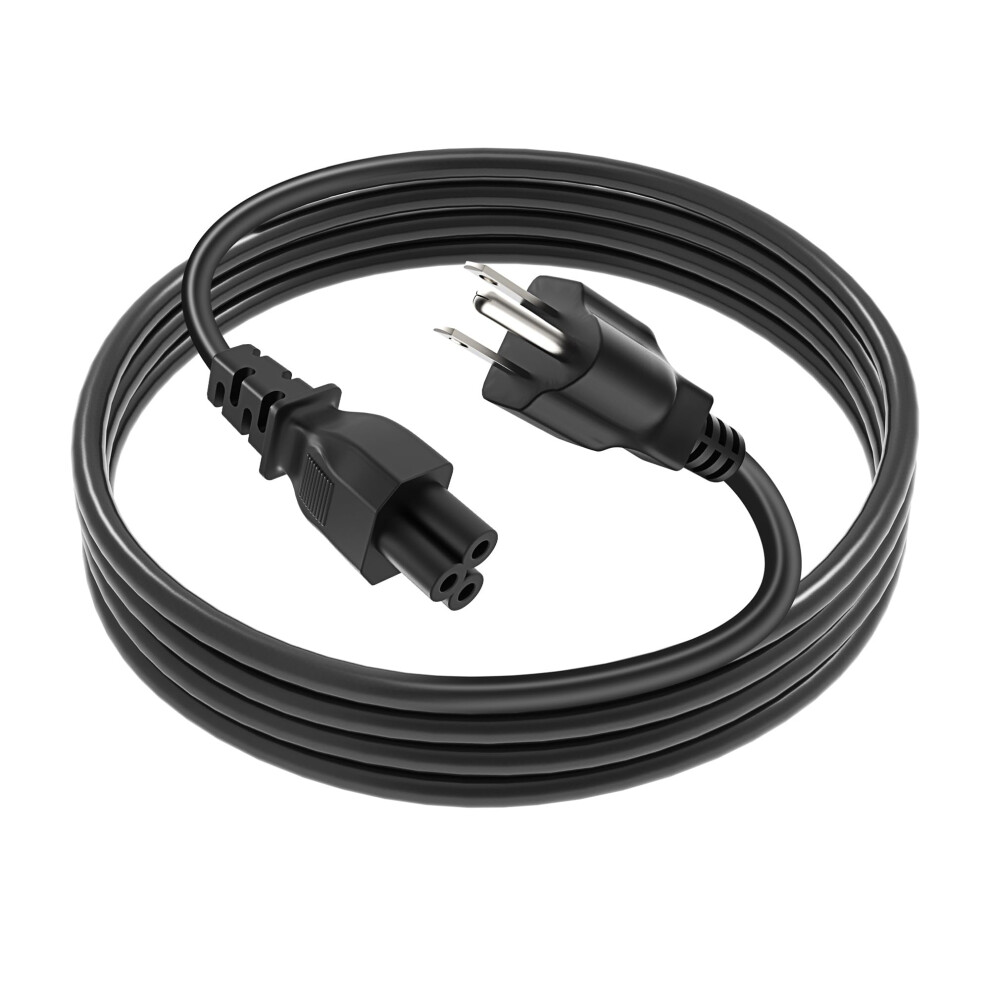 5Ft C5 Power Cord 3 Prong Clover Cable For Leaf Laptop, Durable Design And Reliable Power Delivery 9092120345674