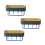 Bathroom Wall Shelf Set, Yellow Plastic Storage Rack with Hooks, SpaceSaving NonDrilling Design 1