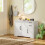 Homcom HOMCOM Sideboard with Soft-Close Doors, Modern Storage Cabinet White 7