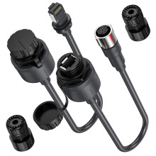 Ethernet Adapter Waterproof RJ45 Coupler Extension Cable Weatherproof Plug and Play for Starlink Gen 3
