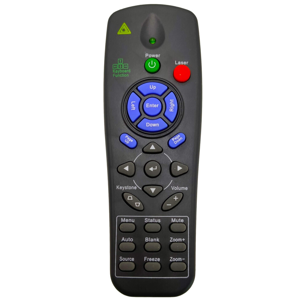 Projector Remote Control For Vivitek D5 Series D510 D530 D5363d D538w3d Reliable Easy Setup Replacement 9330225187233