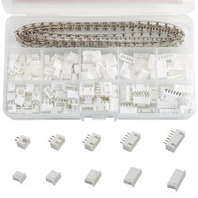 460PCS Connector Kit for JST XH 2.54mm with Crimp Terminals, NoSolder, Male and Female Housing for Electronics Projects