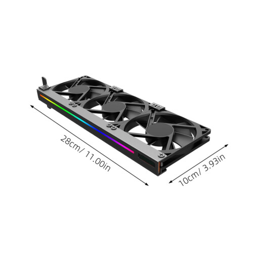 Mini GPU Cooler with 5V ARGB Lighting Silent Compact Fan for Desktop Gaming PC 1