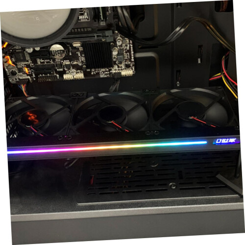 Mini GPU Cooler with 5V ARGB Lighting Silent Compact Fan for Desktop Gaming PC 2