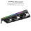 Mini GPU Cooler with 5V ARGB Lighting Silent Compact Fan for Desktop Gaming PC 5