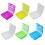 AA AAA Battery Storage Case with Label Stickers, ColorCoded Organizer for Home and Travel Use 1