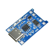 10PCS TP4056 TypeC 5V 1A Lithium Battery Charger Module for 18650 Liion with Protection and LED Indicator