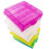 AA AAA Battery Storage Case with Label Stickers, ColorCoded Organizer for Home and Travel Use 2