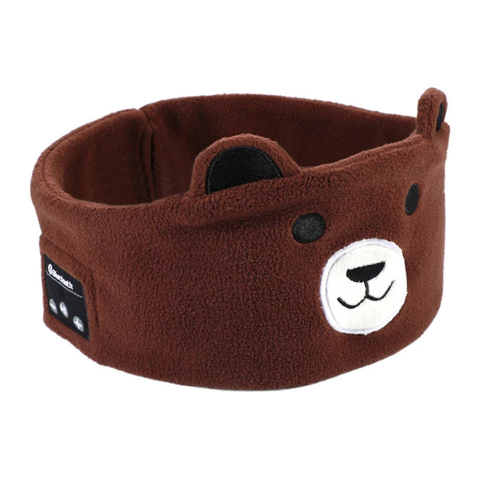 (Bear) 2024 Kids Bluetooth Headband Headphones For Sleep 5996097129241