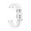 (White) Garmin Lily White Silicone Watch Band 1