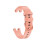 (Pink) Garmin Lily White Silicone Watch Band 1