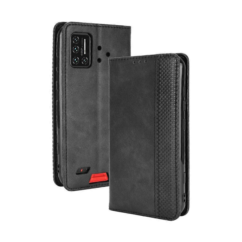 (Black) Umidigi Bison Gt Magnetic Leather Case With Card Slots & Photo Frame Black 5996097132807