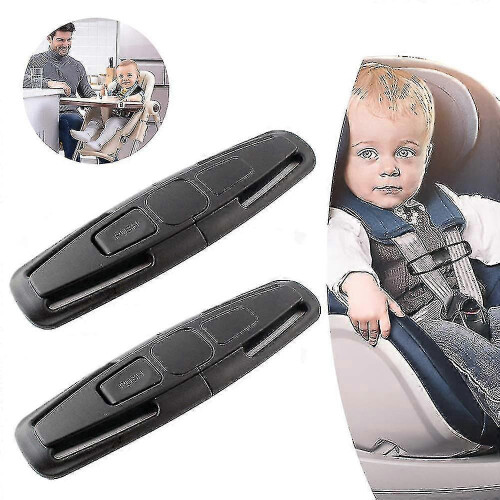 (4Pcs) 2/4 Pack Car Seat Strap Lock, Safe Buckle for Baby 2