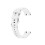 (White) Garmin Lily White Silicone Watch Band 2