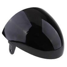 (Black) Copertura per sella posteriore moto stile Cafe Racer retrò in plastica ABS