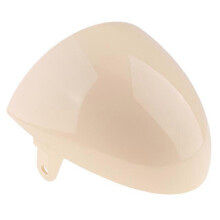 (Beige) Copertura per sella posteriore moto stile Cafe Racer retrò in plastica ABS