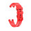 (Red) Garmin Lily White Silicone Watch Band 1