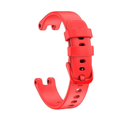 (Red) Garmin Lily White Silicone Watch Band