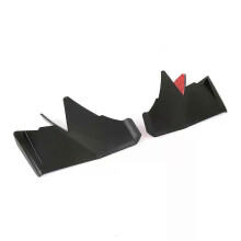 (Black - RS457) Kit spoiler e alette per carenatura anteriore in ABS per Aprilia RS 457 2024