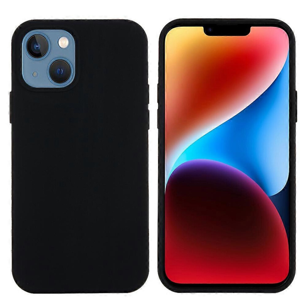 (, For Iphone 15 Plus) Solid Color Silicone Iphone 15 Case Black 5996097133101
