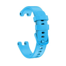 (Sky Blue) Cinturino per orologio Garmin Lily in silicone bianco