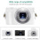 (White) Sony ZV-1F Vlog Camera Full Leather Case with Strap 3