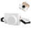 (White) Sony ZV-1F Vlog Camera Full Leather Case with Strap 1