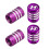 (Purple) Hyundai Car Tire Valve Caps Waterproof Dustproof 1
