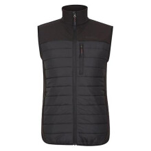(Black, XXL) Turbine II Hybrid-Wattierte Weste für Herren