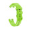 (Lime Green) Garmin Lily White Silicone Watch Band 1