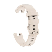 (Khaki) Cinturino per orologio Garmin Lily in silicone bianco