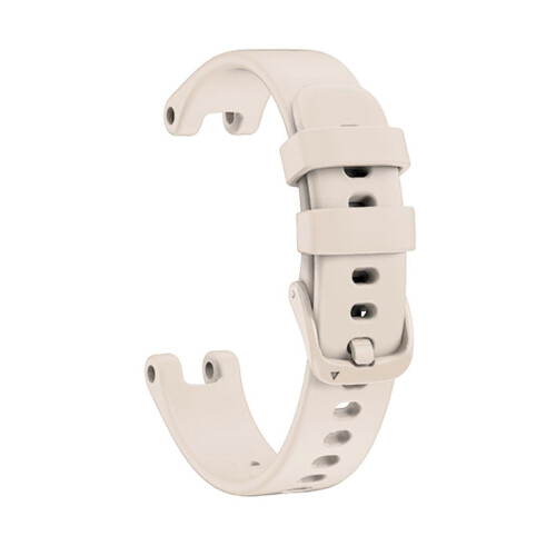 (Khaki) Garmin Lily White Silicone Watch Band