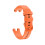 (Orange) Garmin Lily White Silicone Watch Band 1