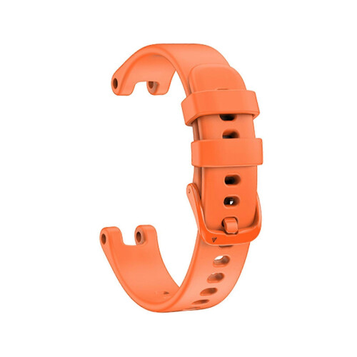 (Orange) Garmin Lily White Silicone Watch Band