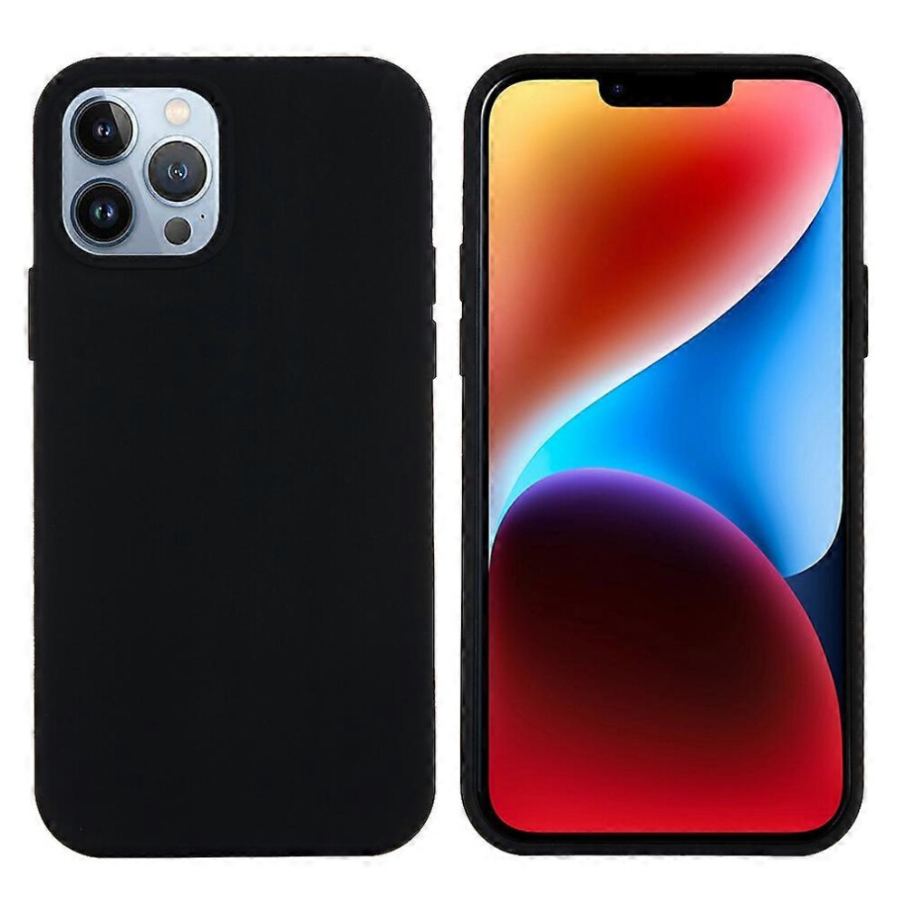 (, For Iphone 15 Pro) Solid Color Silicone Iphone 15 Case Black 5996097133088