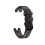 (Black) Garmin Lily White Silicone Watch Band 1