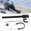 (Black) Adjustable Boat Transom Saver with Composite Head, Roller & Trailer Mounts 2