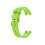 (Lime Green) Garmin Lily White Silicone Watch Band 2