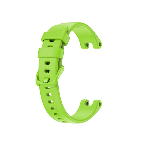 (Lime Green) Garmin Lily White Silicone Watch Band 1