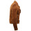(Tan, XL) Men's Brown Suede Biker Jacket 2