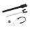 (Black) Adjustable Boat Transom Saver with Composite Head, Roller & Trailer Mounts 1