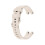 (Khaki) Garmin Lily White Silicone Watch Band 2