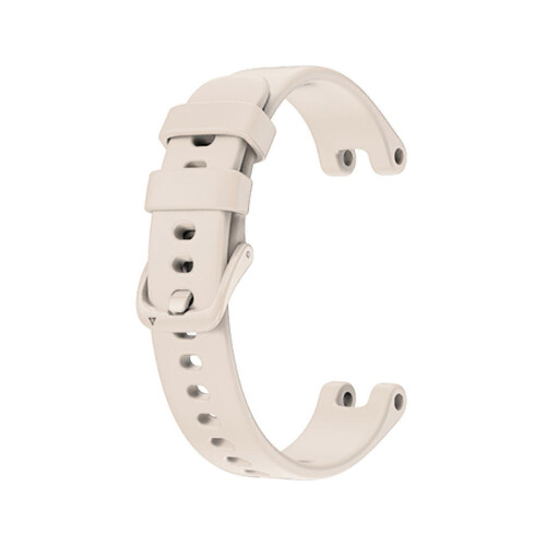 (Khaki) Garmin Lily White Silicone Watch Band 1
